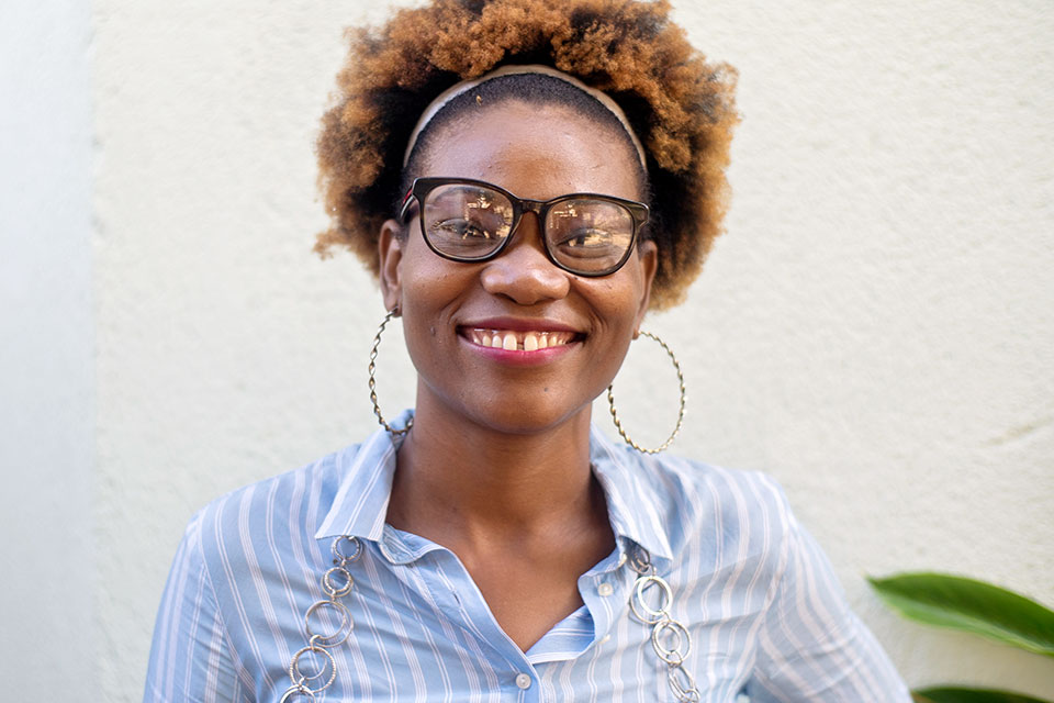 Emanuela Paul is the Rethinking Power Program Coordinator with Beyond Borders/Depase Fwontyè yo. Photo Courtesy of Beyond Borders