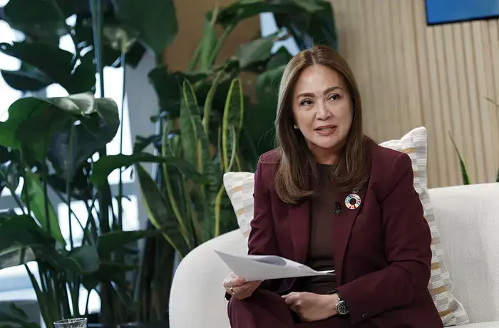 Journalist Karen Davila at UN Headquarters