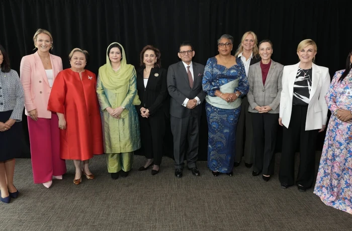 Participants in the annual meeting of the UN General Assembly Platform of Women Leaders, UN headquarters, 23 September 2026.