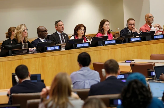 UN Women Executive Director Sima Bahous delivers remarks during the closing of the second regular session 2026 of the UN Women Executive Board, UN Headquarters, 10 September 2026. Photo: UN Women/Ryan Brown.