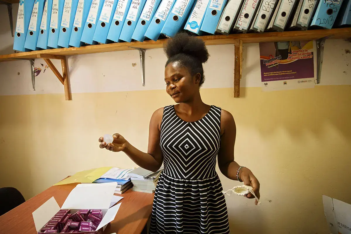Moving the Goalposts in Kilifi, Kenya, a woman-led NGO that does sport-based programming with young people and includes hygiene and sexual and reproductive health in its programming.   