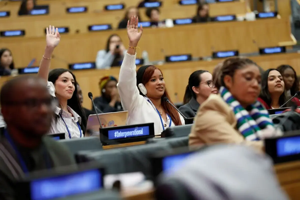 At CSW70, adolescent girls, young feminists, older women advocates and policymakers came together to identify intergenerational solutions to one of the most persistent barriers hindering the advancement of gender equality — access to justice for women and girls at every stage of life. Photo: UN Women/Ryan Brown