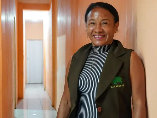Lucileide Mafra Reis, domestic worker activist and President of FETRADORAM, a civil society organization 