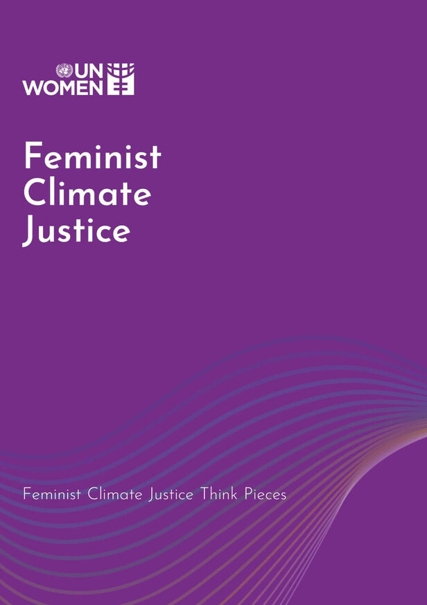 Feminist climate justice think pieces - cover image