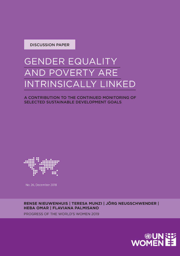 Gender equality and poverty are intrinsically linked: A contribution to the continued monitoring of selected Sustainable Development Goals