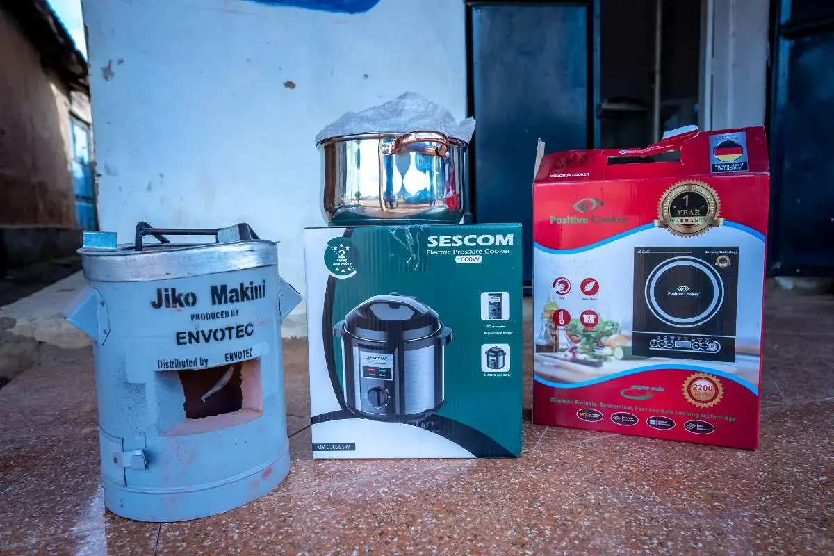 Cookstoves and kitchen equipment distributed by UN Women. Photo: UN Women Tanzania   