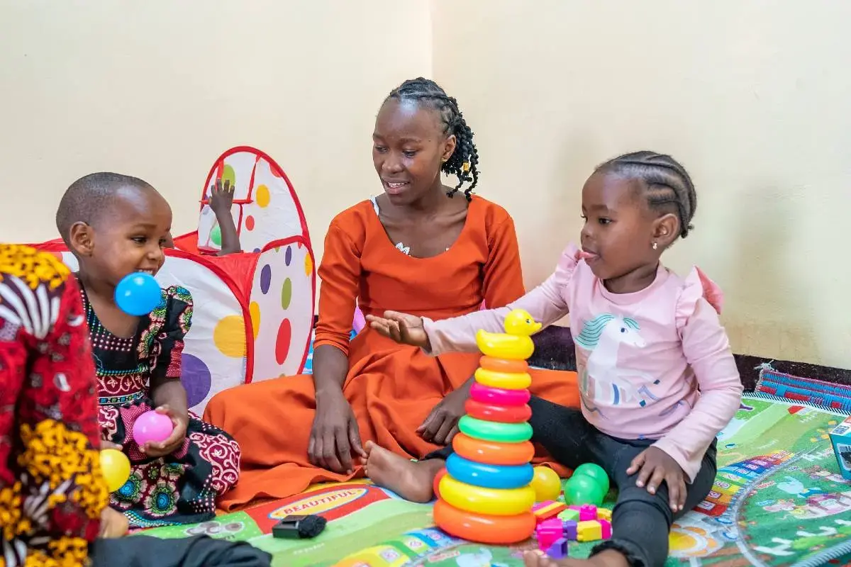 Childcare centers in Tanzania help reduce the time women spend on caregiving, enabling them to engage in other productive activities.