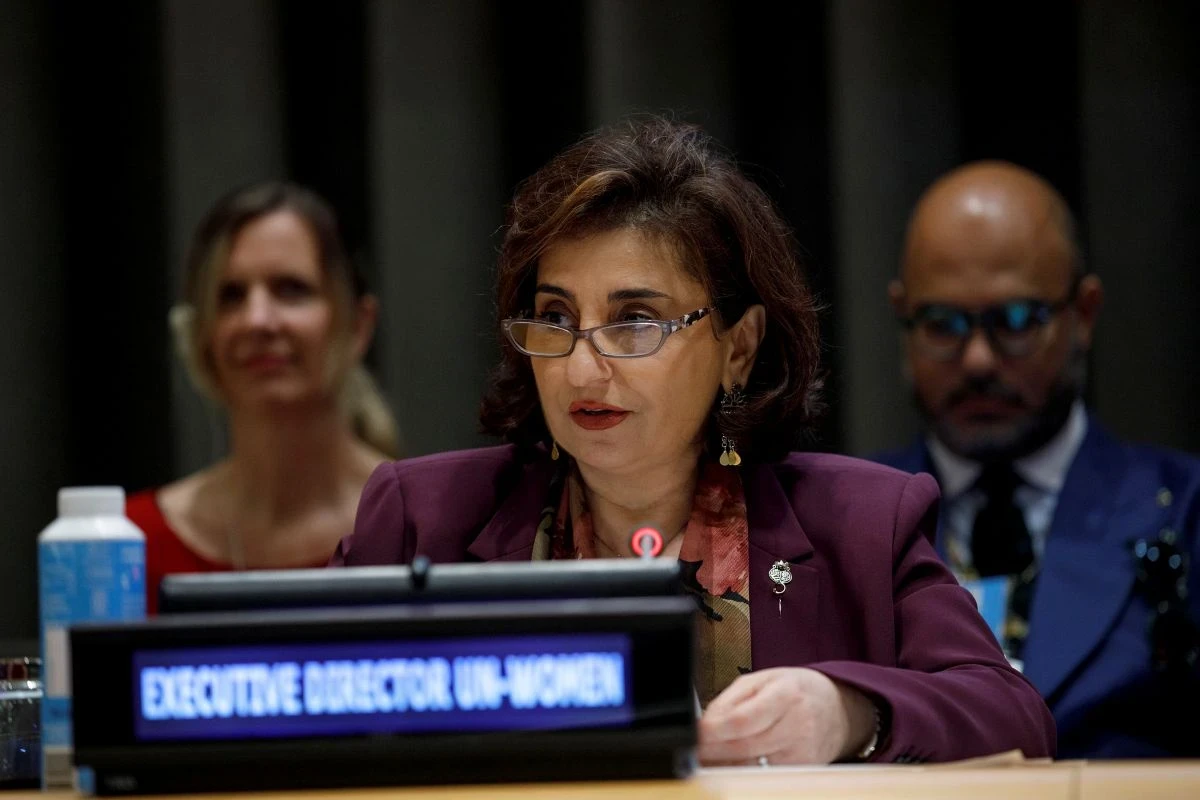 UN Women Executive Director Sima Bahous at the Platform of Women Leaders