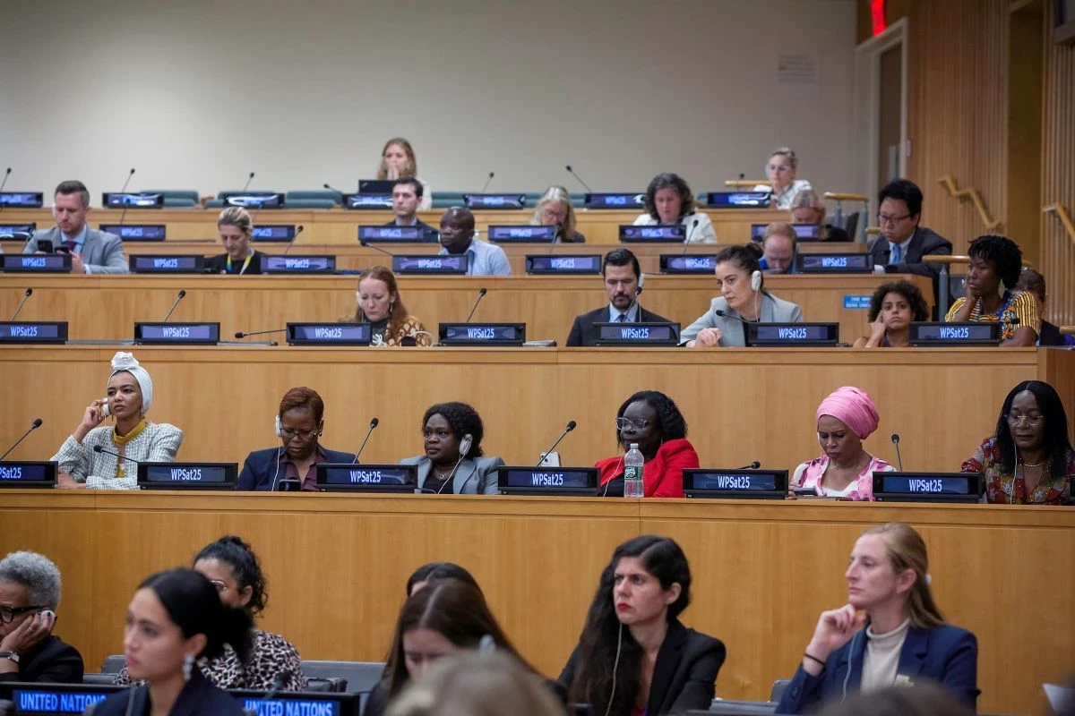 Members of the WPS Focal Points Network listen to panelists